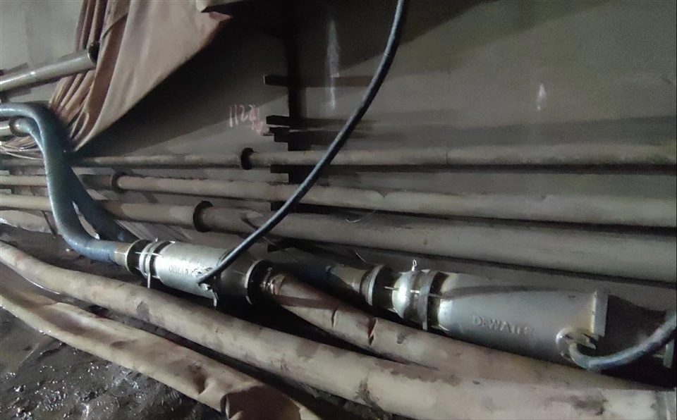 Föld alatti szűk tér vízelvezető